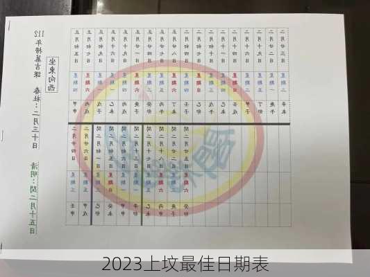 2023上坟最佳日期表