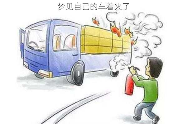 梦见自己的车着火了