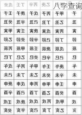 八字查询