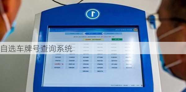 自选车牌号查询系统
