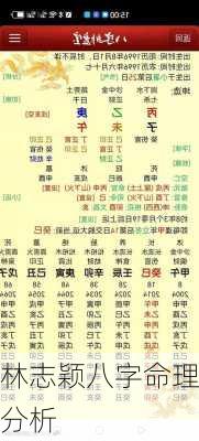 林志颖八字命理分析