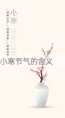 小寒节气的含义