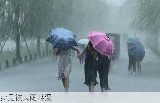 梦见被大雨淋湿