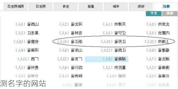 测名字的网站