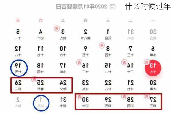 什么时候过年