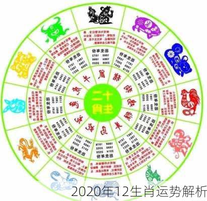 2020年12生肖运势解析