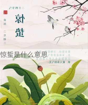 惊蜇是什么意思