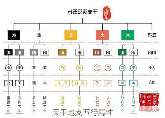 天干地支五行属性