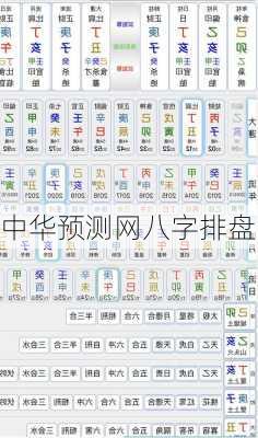 中华预测网八字排盘