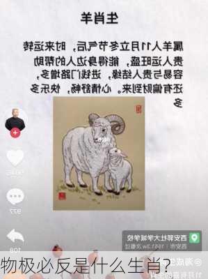 物极必反是什么生肖?