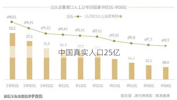 中国真实人口25亿