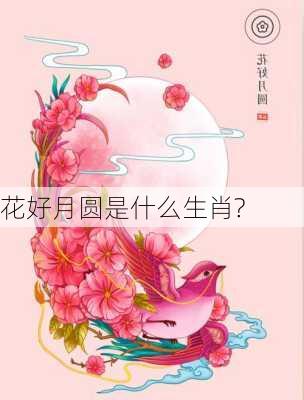 花好月圆是什么生肖?