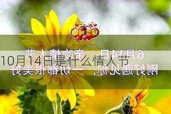 10月14日是什么情人节