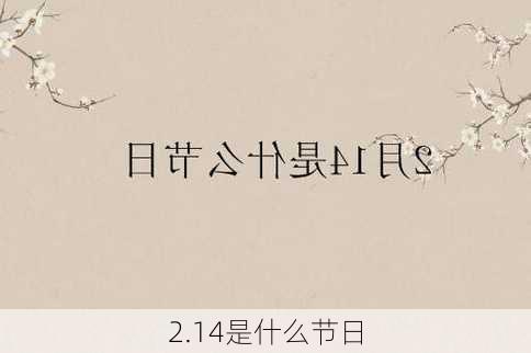 2.14是什么节日