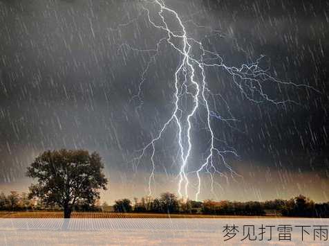 梦见打雷下雨