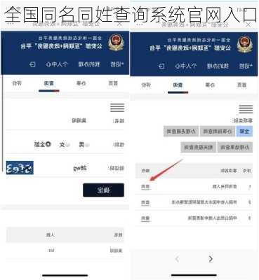 全国同名同姓查询系统官网入口
