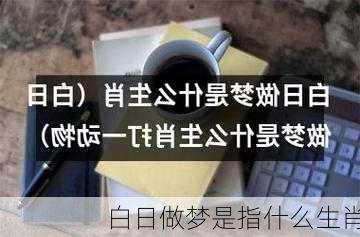 白日做梦是指什么生肖