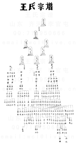 王氏家谱字辈查询