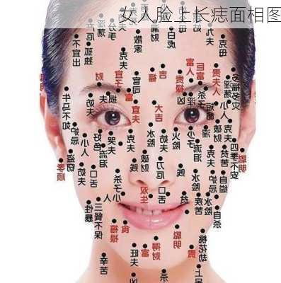 女人脸上长痣面相图