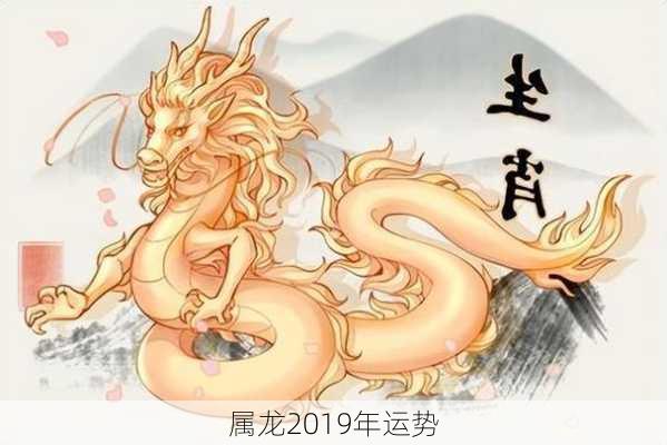 属龙2019年运势