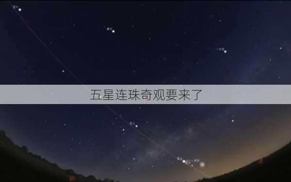 五星连珠奇观要来了