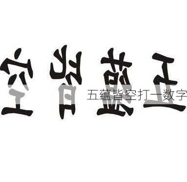 五蕴皆空打一数字