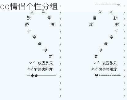 qq情侣个性分组