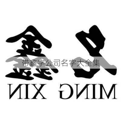 带鑫字公司名字大全集