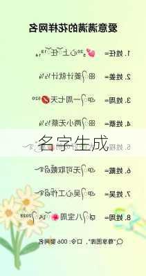 名字生成