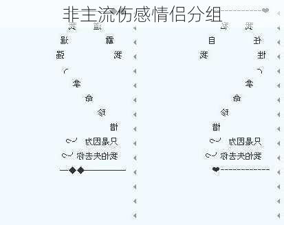 非主流伤感情侣分组