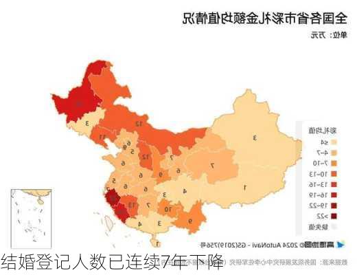 结婚登记人数已连续7年下降