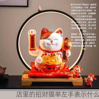 店里的招财猫举左手表示什么