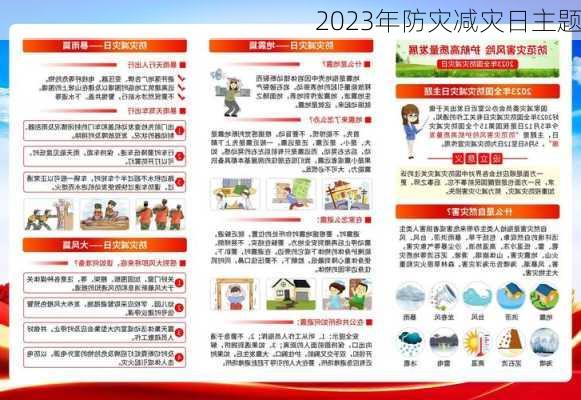 2023年防灾减灾日主题