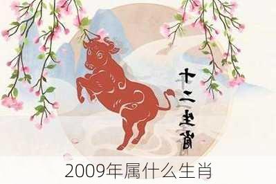 2009年属什么生肖