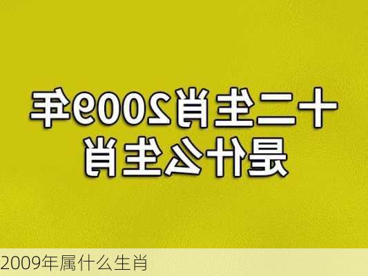 2009年属什么生肖