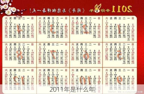 2011年是什么年